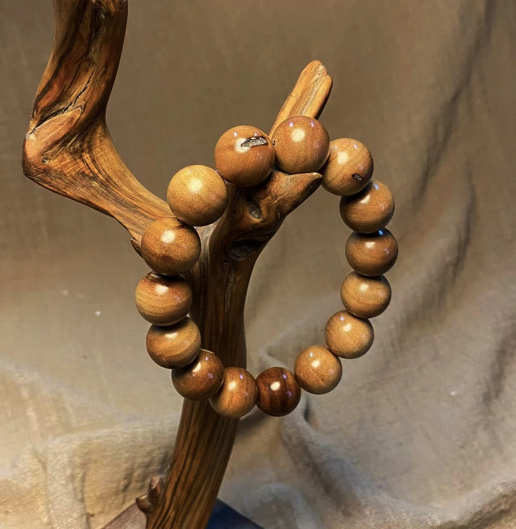 印度老山檀香手串瑕疵微瑕浮力多样性发其一【福袋无包装】