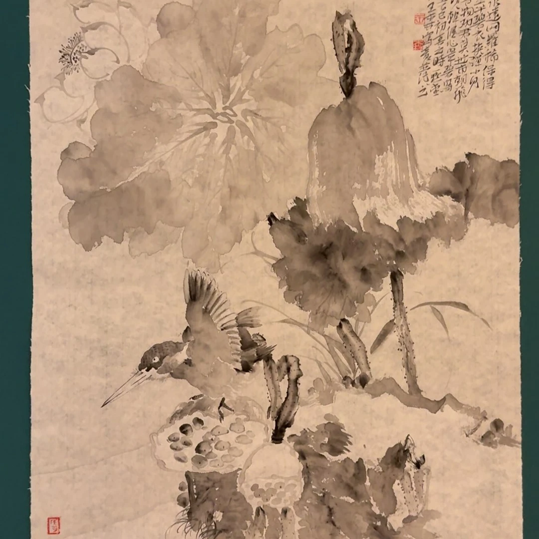 国画丁老师作品画作
