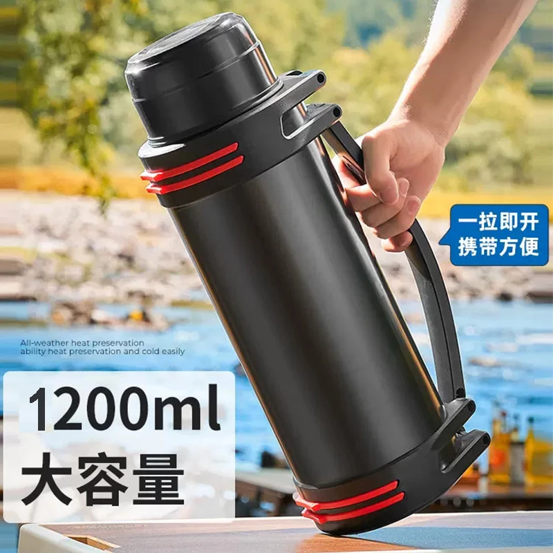 【新疆西藏包邮】户外保温壶大容量保温杯家用水壶316不锈钢旅行壶