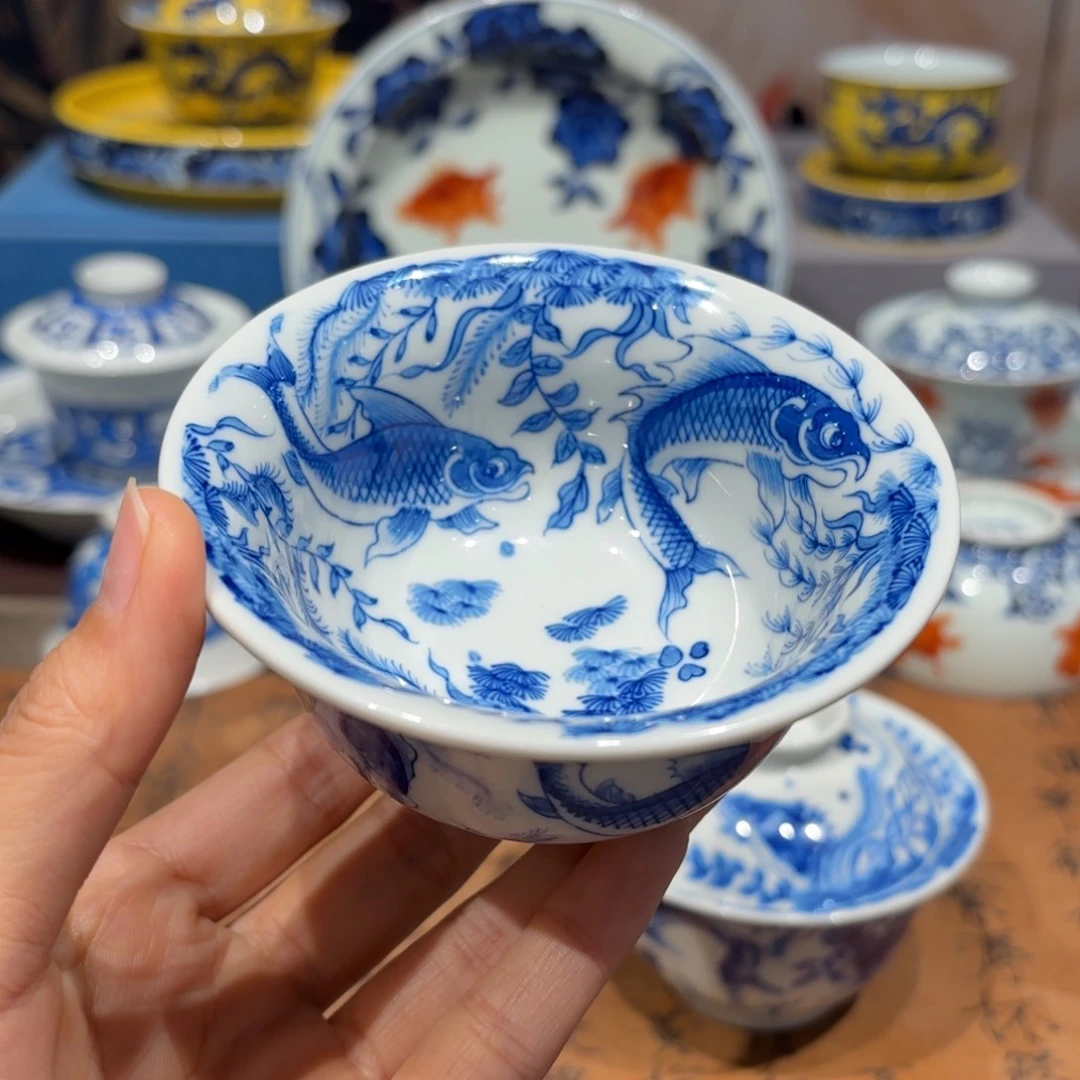 手工手绘陶瓷茶具