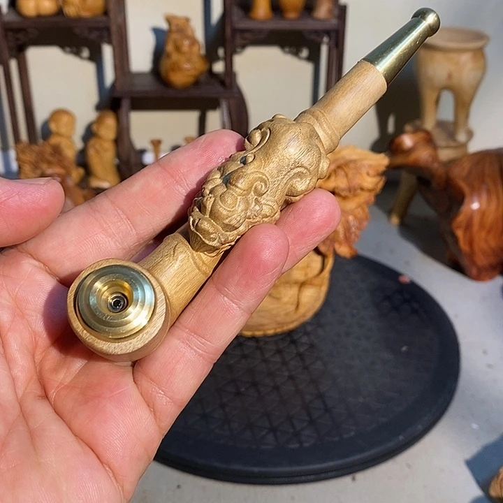 香榧木太行金丝楠木烟斗