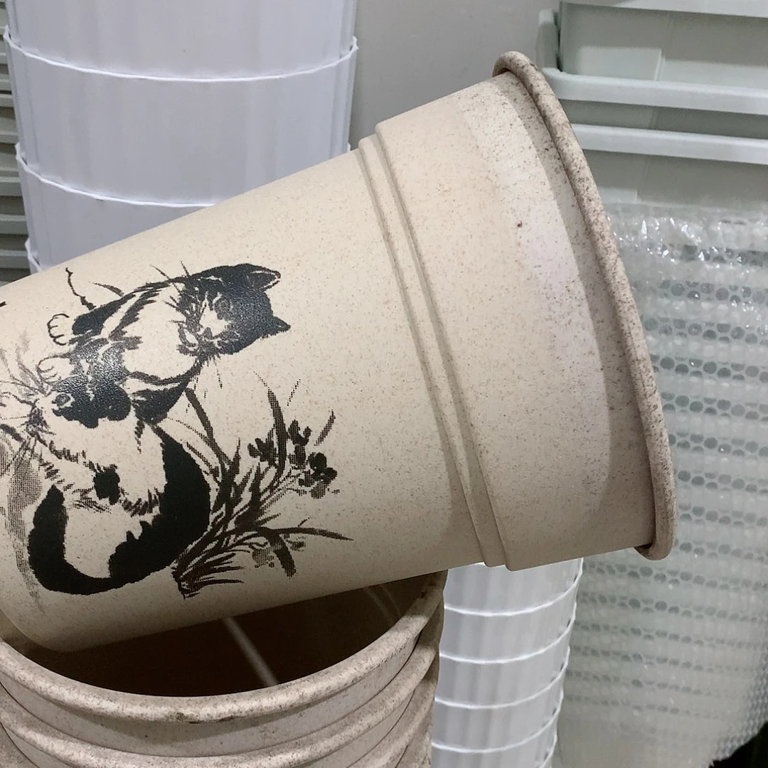 树脂兰花口21，3个无托瑕疵