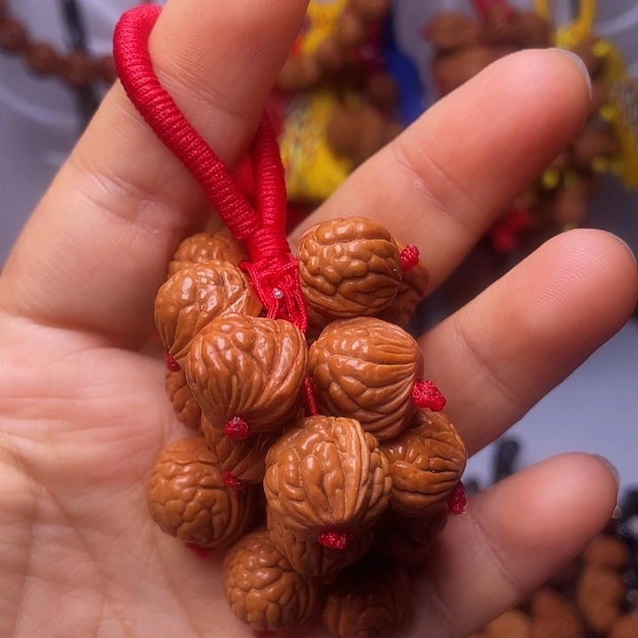 桃核吊坠龙纹桃枭