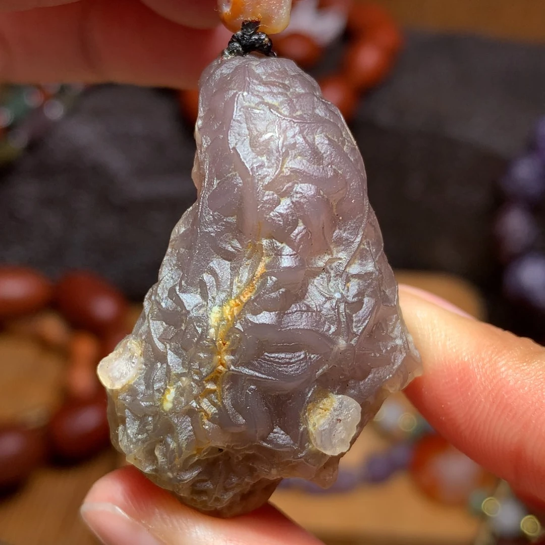 未镶嵌玛瑙/玉髓珠宝半成品