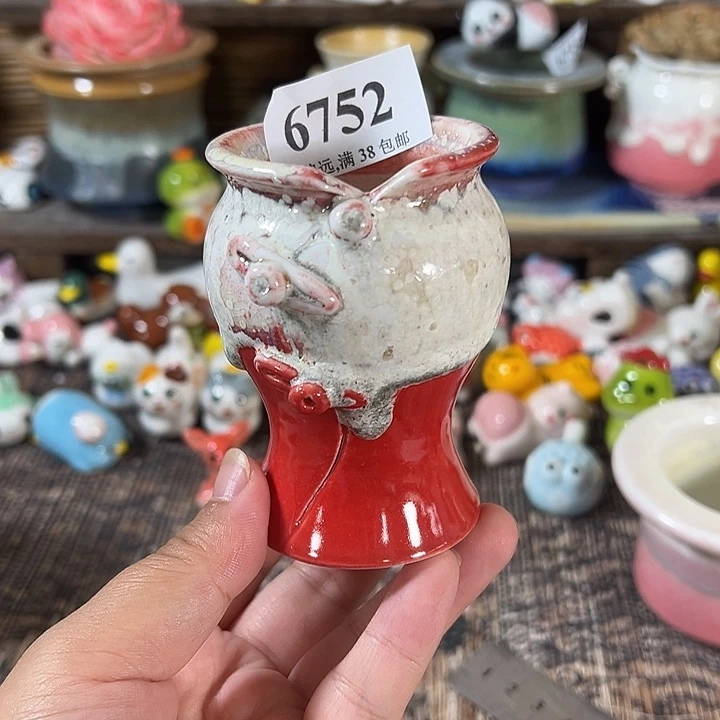 口5高9 手工花盆满30包邮