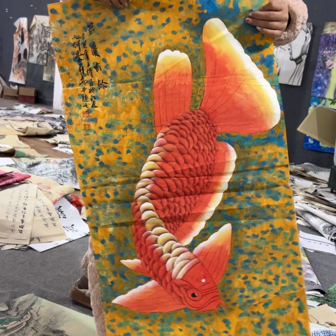 国画国画作品画心一张