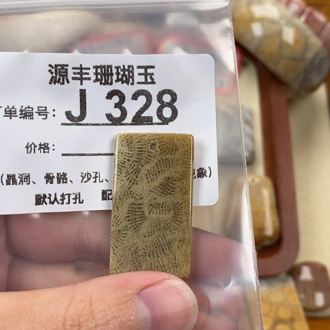 硅化玉颈饰未镶嵌l***.