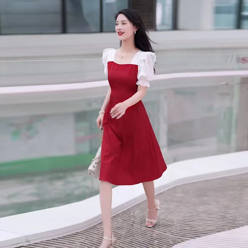 2025新款胖mm小香风轻奢连衣裙夏高级感裙子气质名媛a字裙女8268