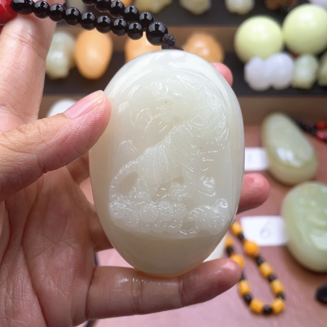 躺***愈石材天然古青石手把件