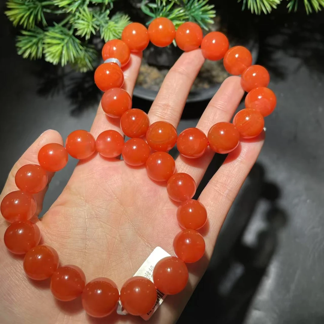 【玉经纶】-20424/Q43-南红手串-多样性发其一