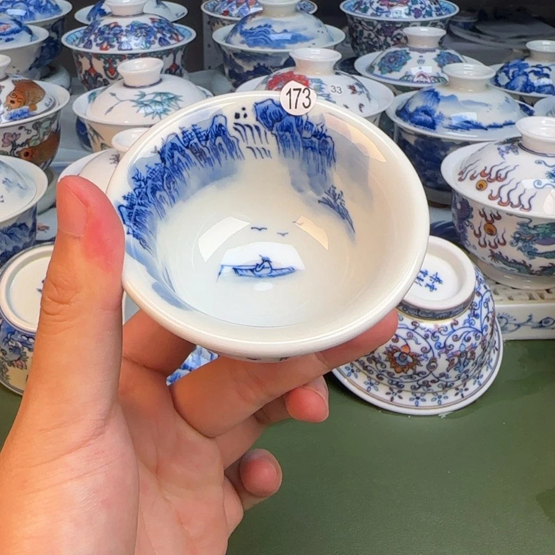 彦祖纯手工手绘茶具173