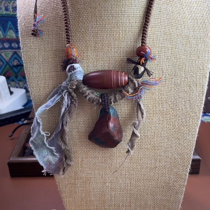 玛瑙/玉髓未镶嵌颈饰