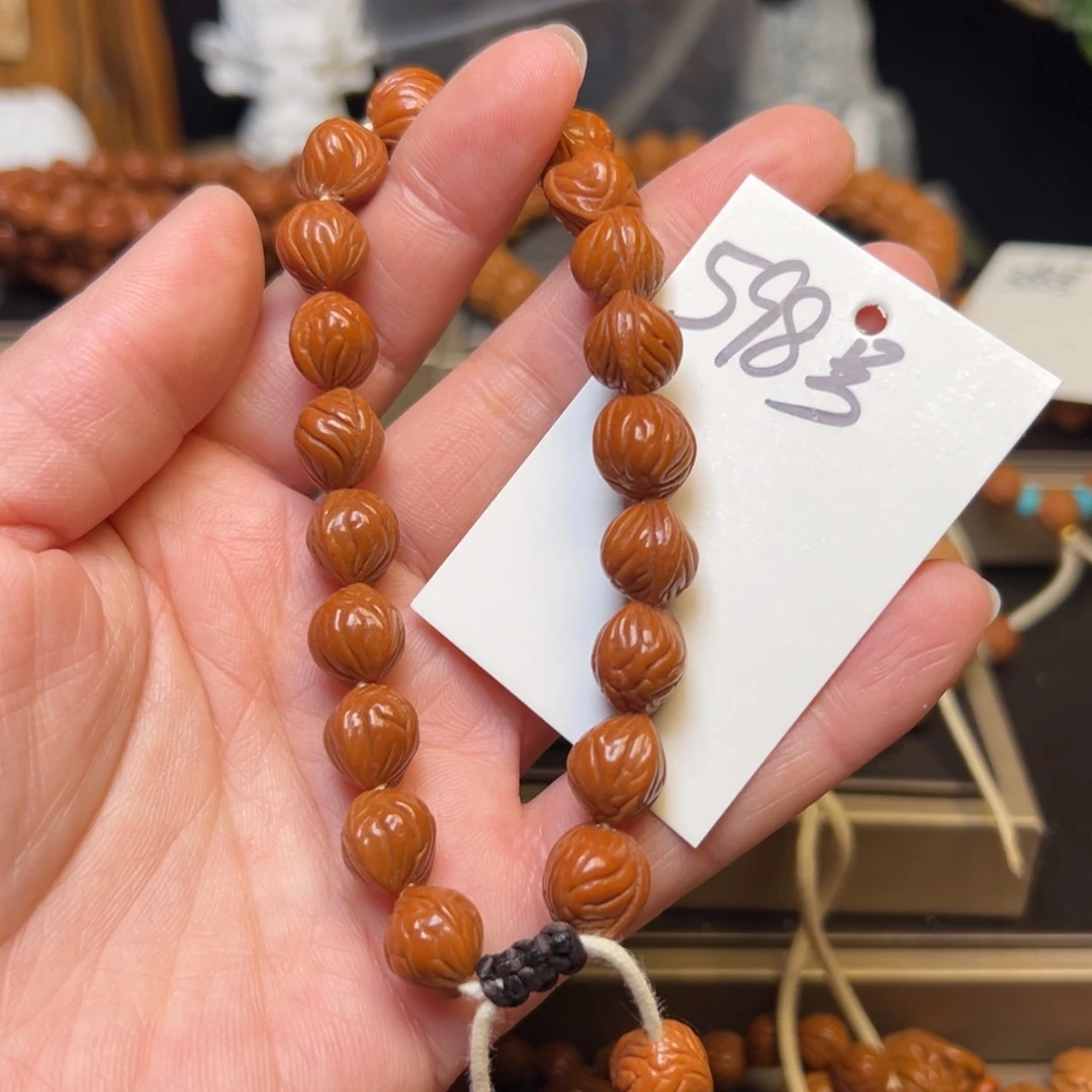 吊坠桃核秦岭龙纹桃核10小奶豆
