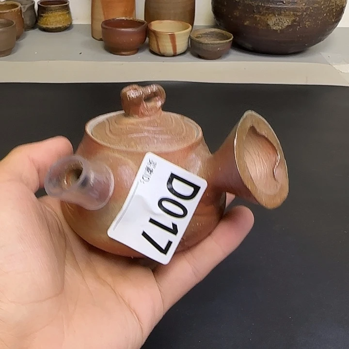 备前烧作品备前烧作品齐藤隆侧把壶