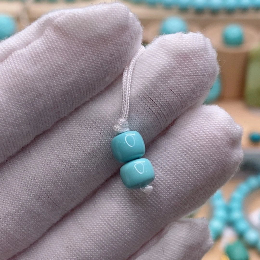 绿松石未镶嵌珠宝奇石6mm