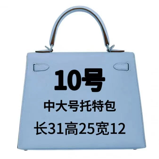 D10号经典款中大号手提托特手提包-8019