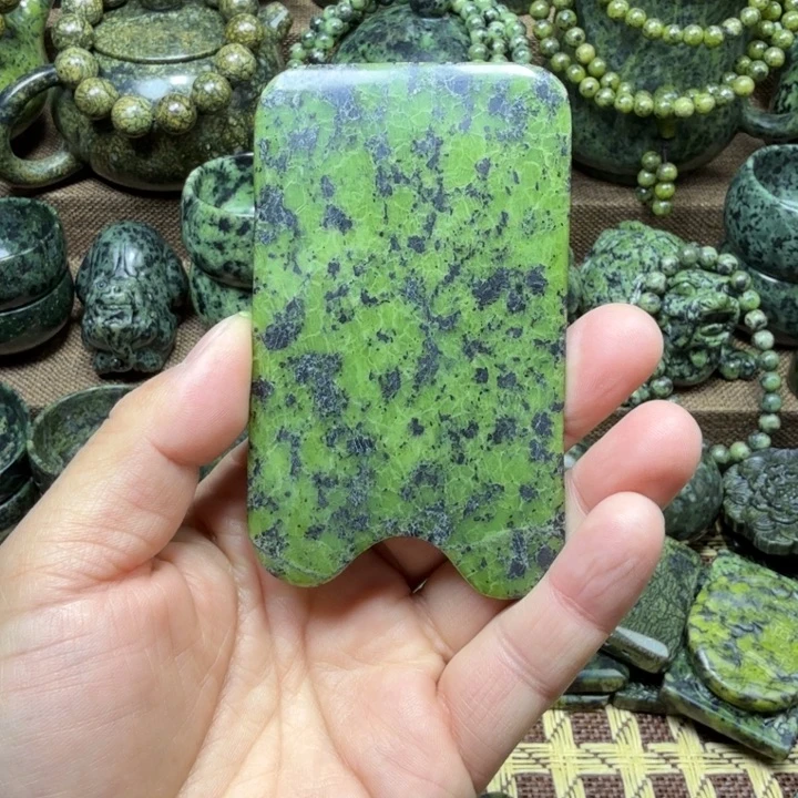 蛇纹石玉未镶嵌药王石能量养生产品