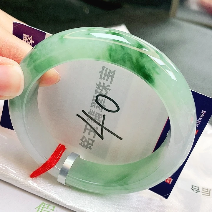 翡翠未镶嵌手镯缅甸天然a货翡翠手镯