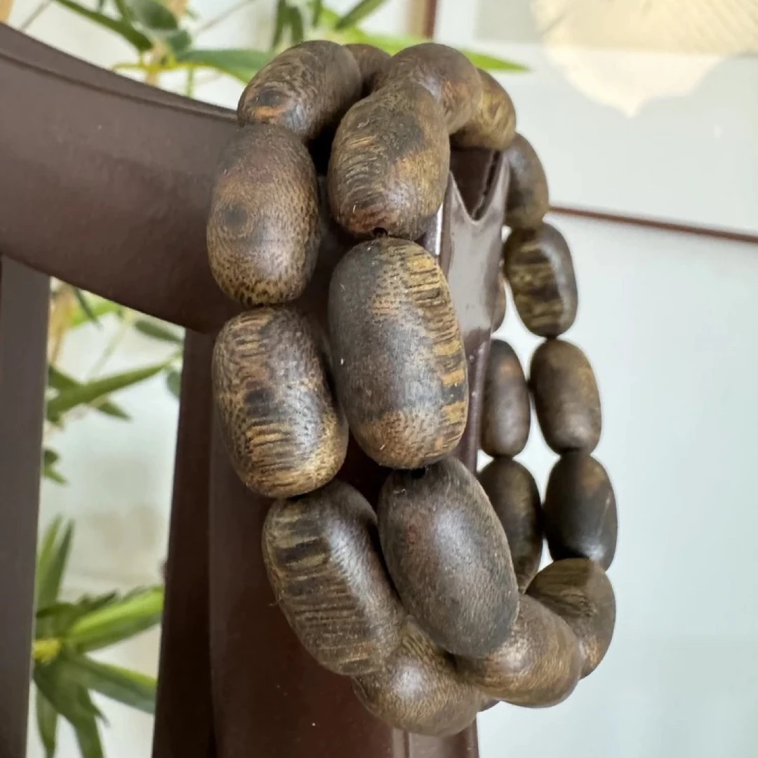 沉香老白棋留疤单圈沉香留香7克三代人高货多样性发一条