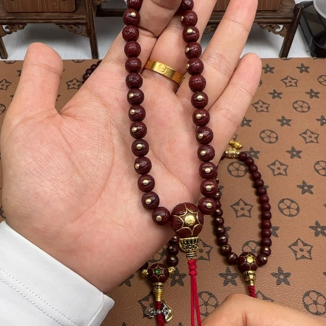 天***镜凤眼菩提吊坠凤眼金钉手持8.8