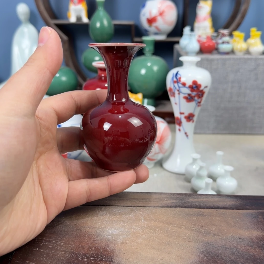 陶瓷手工小花器摆件