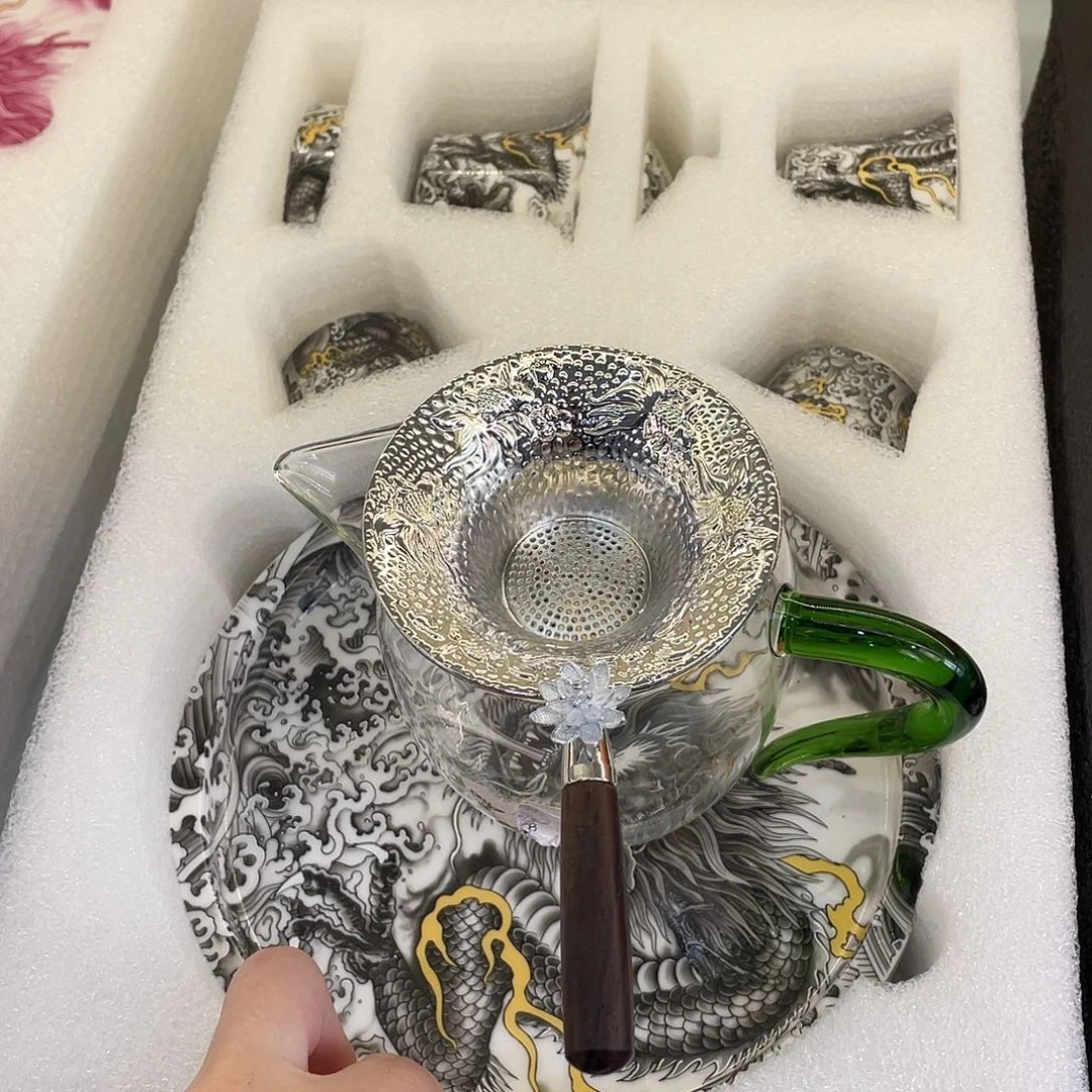 陶景德陶瓷盖碗茶具