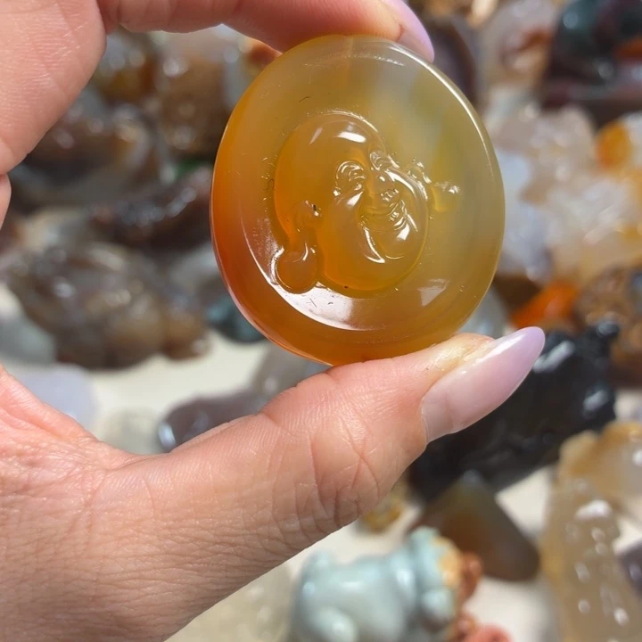 玛瑙/玉髓未镶嵌吊坠(不含链)