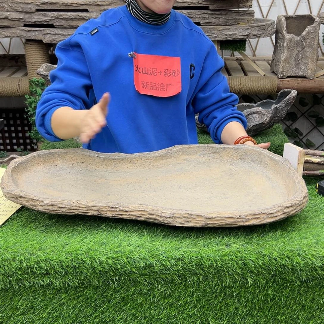 盆景异性花盆鱼缸w80