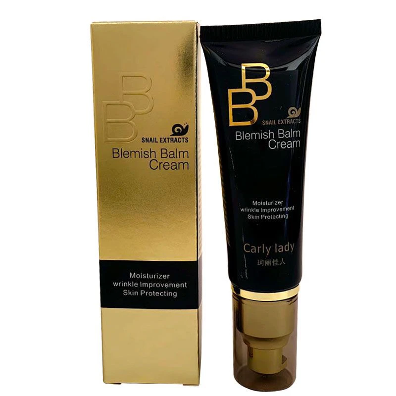 （盖斑神器）玛丽佳人蜗牛精华自然色轻透BB霜美白遮瑕不脱妆修颜