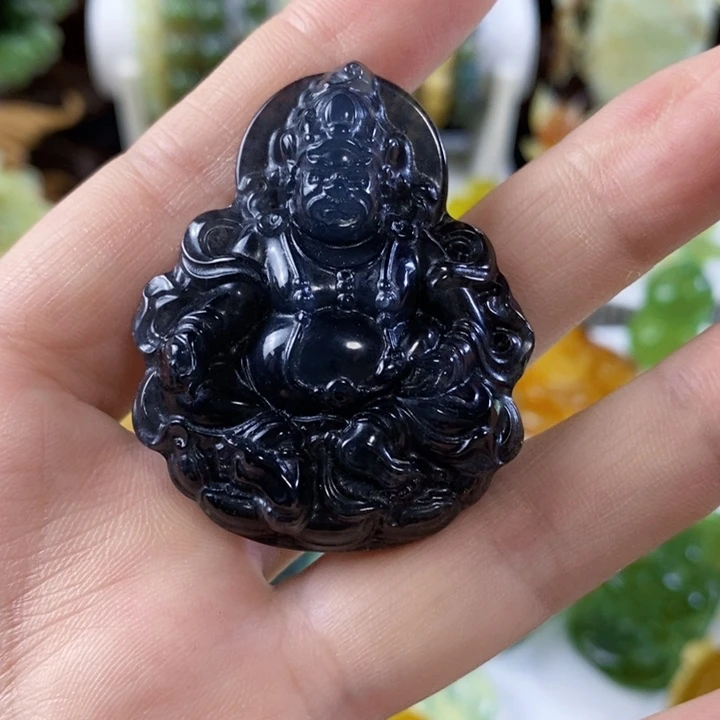 岫玉未镶嵌挂件吊坠