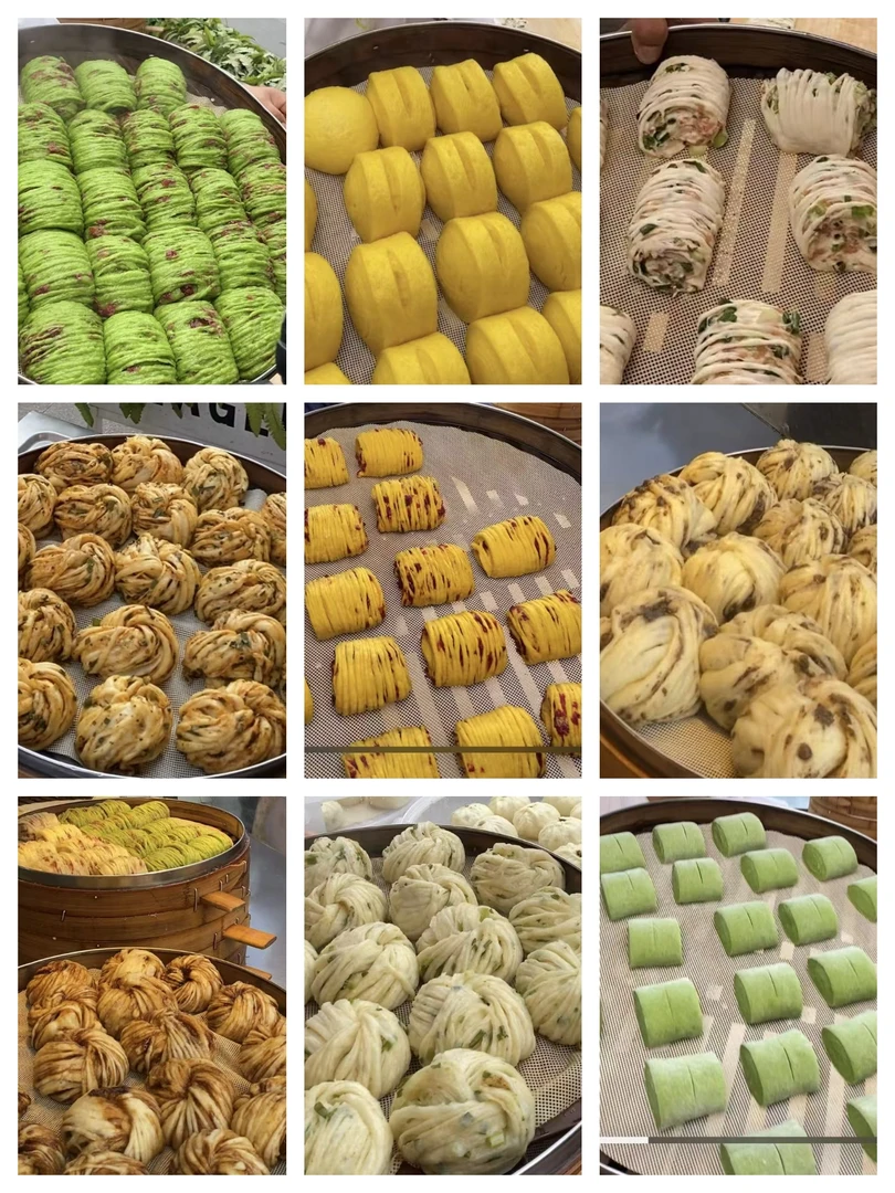 破酥千层花卷全家福