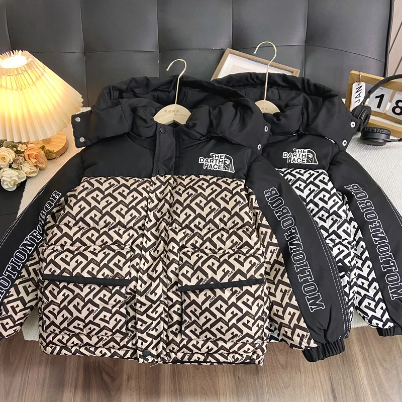 佑妈家童装男女童男童中大童一件过冬棉服儿童冬款加厚棉袄韩版