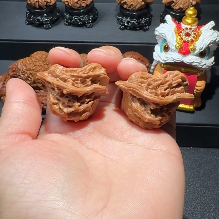 文玩核桃吊坠盘山小鸟