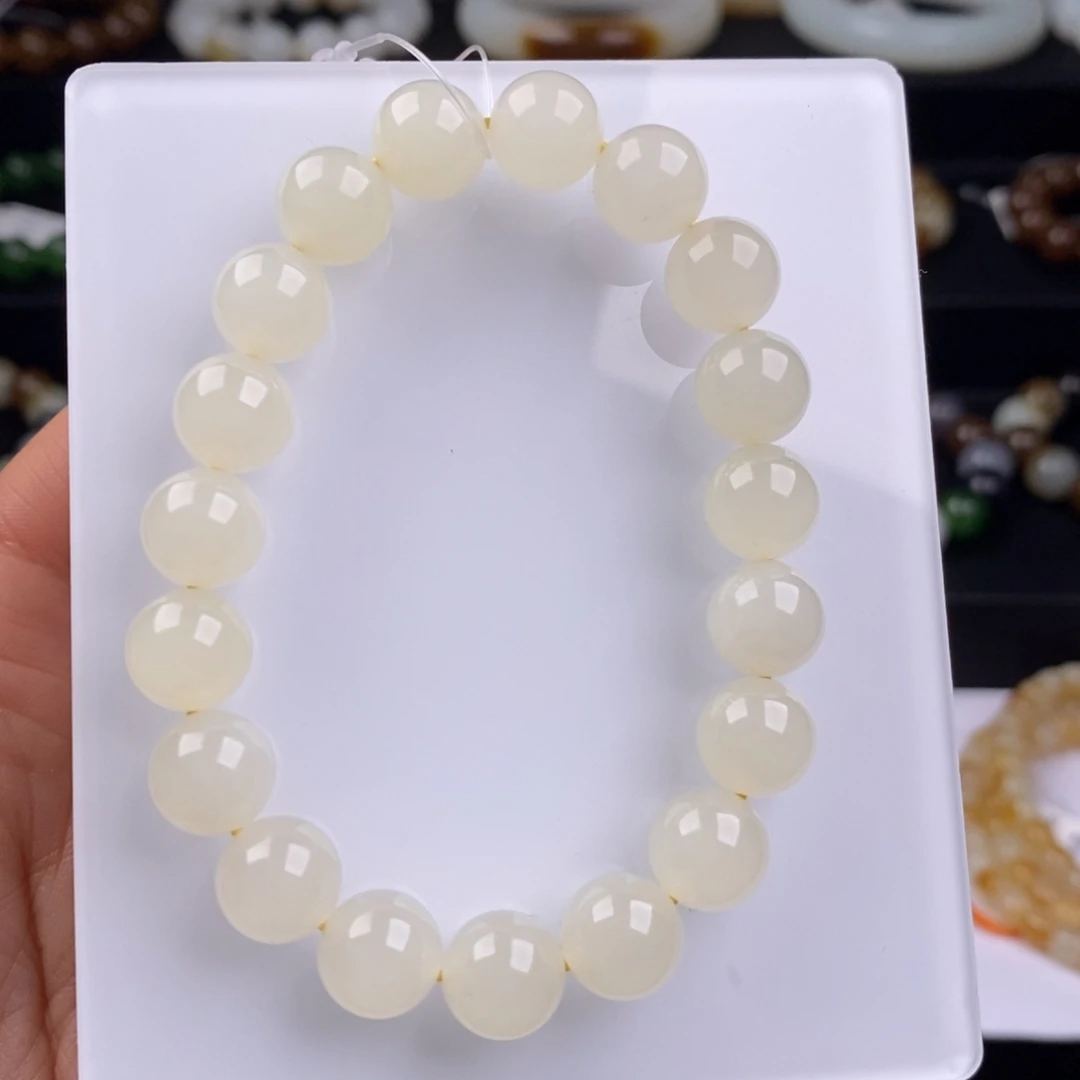 和田玉珠串未镶嵌