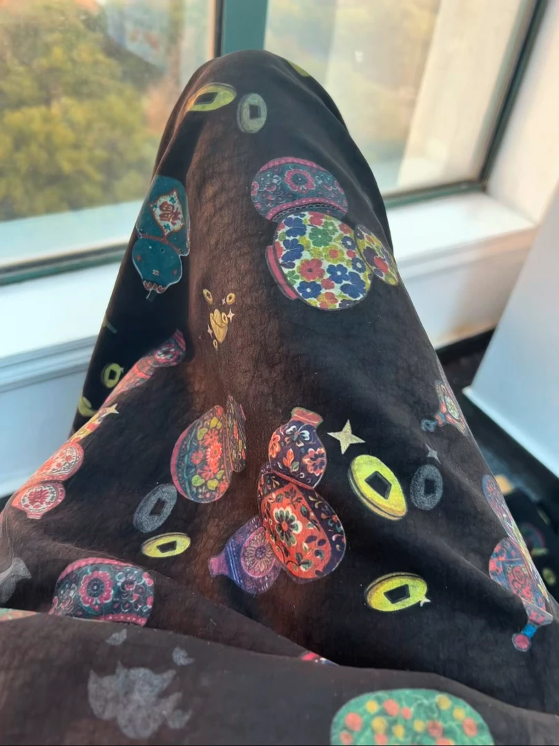 【新年福利·雕印】28姆米龟纹红云纱现货发（无退换）