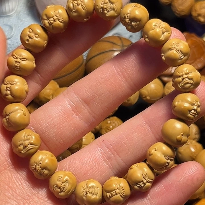 橄榄核手串/手链猴头精工百态