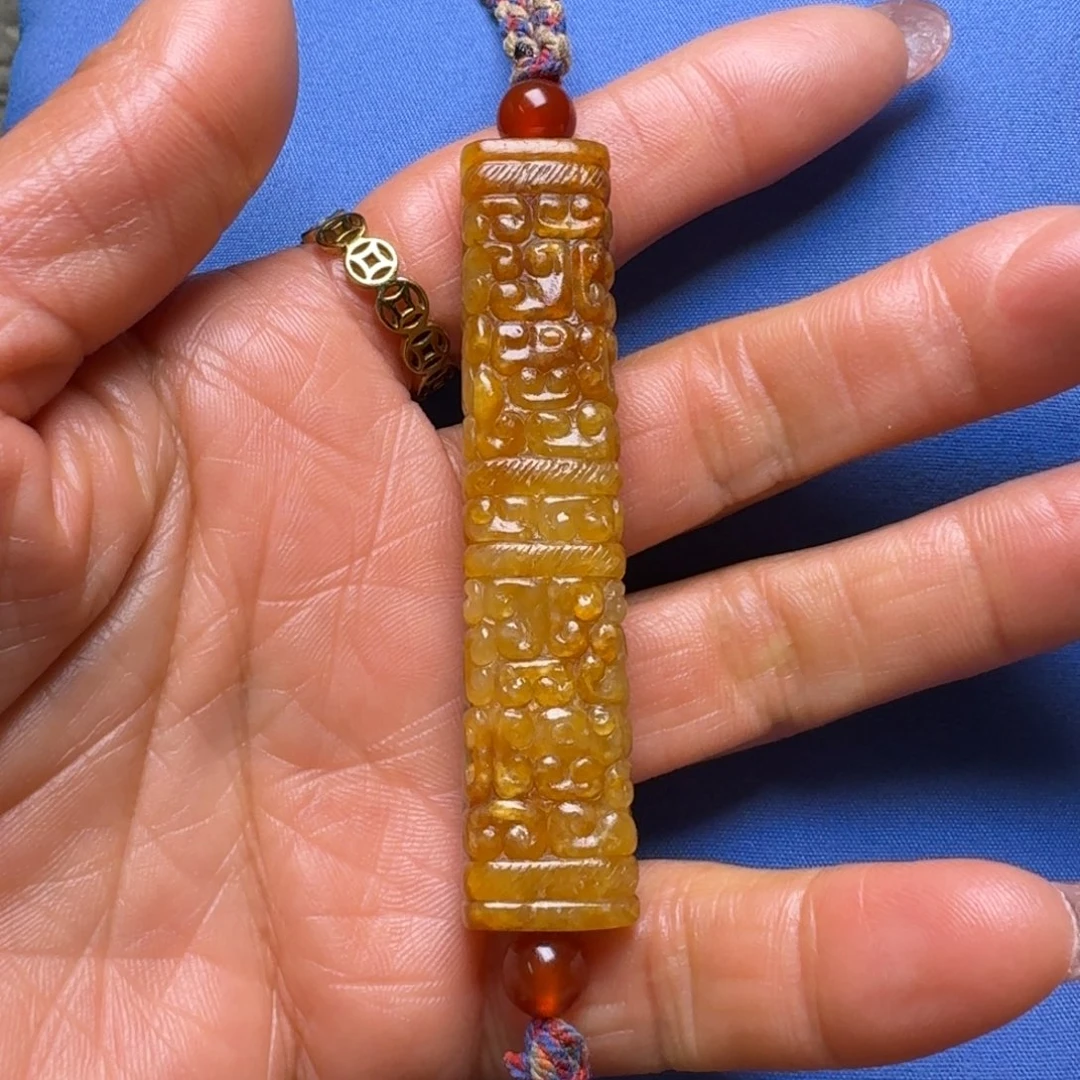 和田玉（糖玉）颈饰未镶嵌