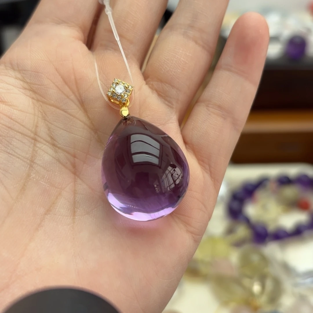 未镶嵌手链水晶巴西紫