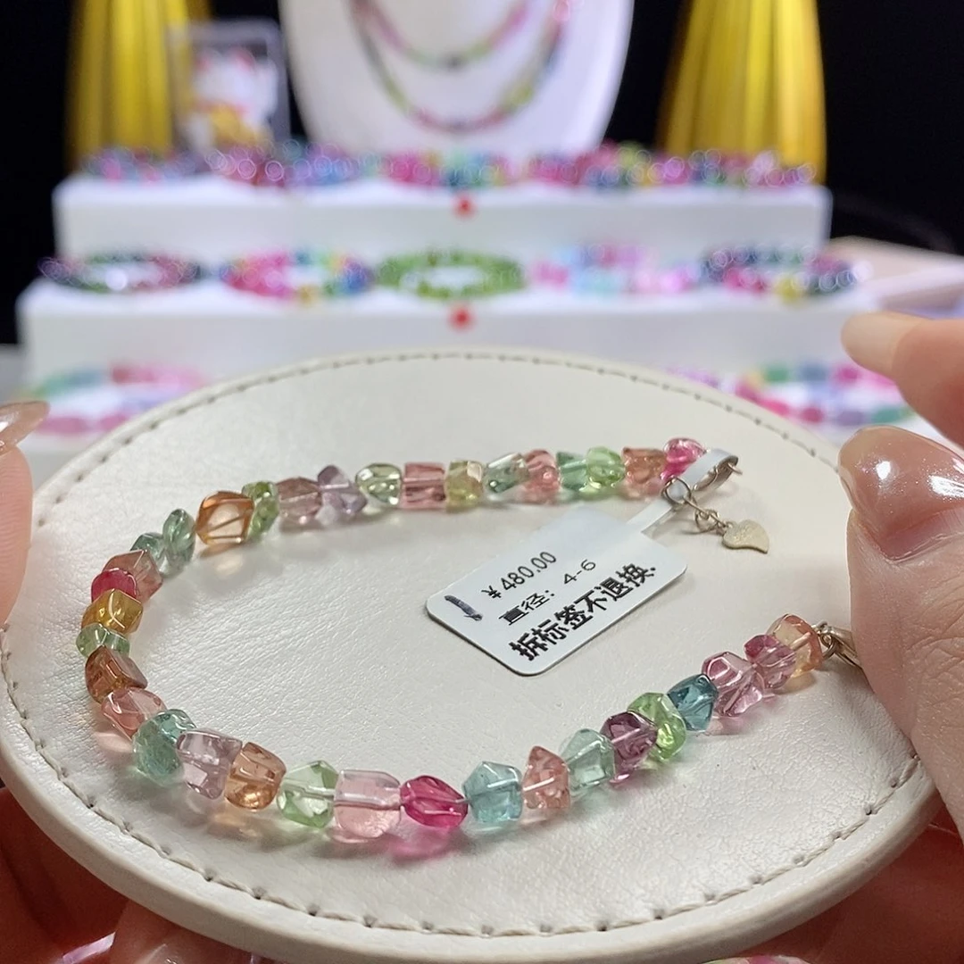 未镶嵌手链碧玺随行