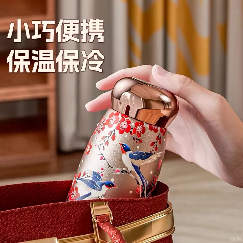 小型保温杯小巧便携迷你茶杯陶瓷女士高颜值2025年新款口袋水杯子