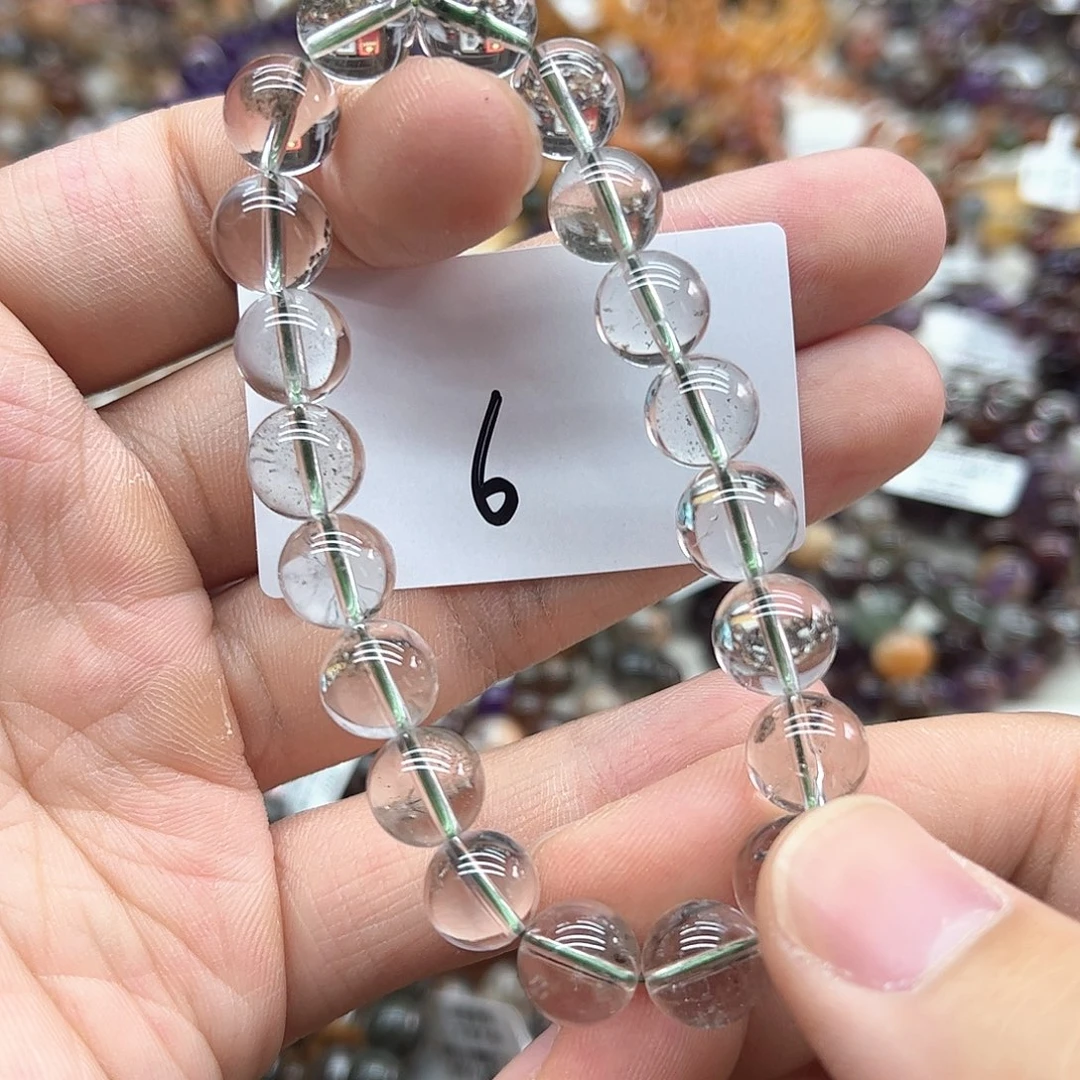 水晶手串未镶嵌天然