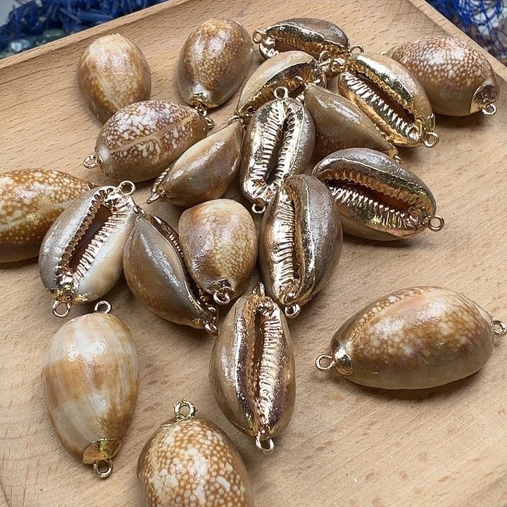 水晶珠宝半成品未镶嵌海螺（4颗）