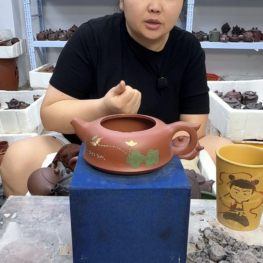 茶壶紫砂宜兴紫砂壶瑕疵处理