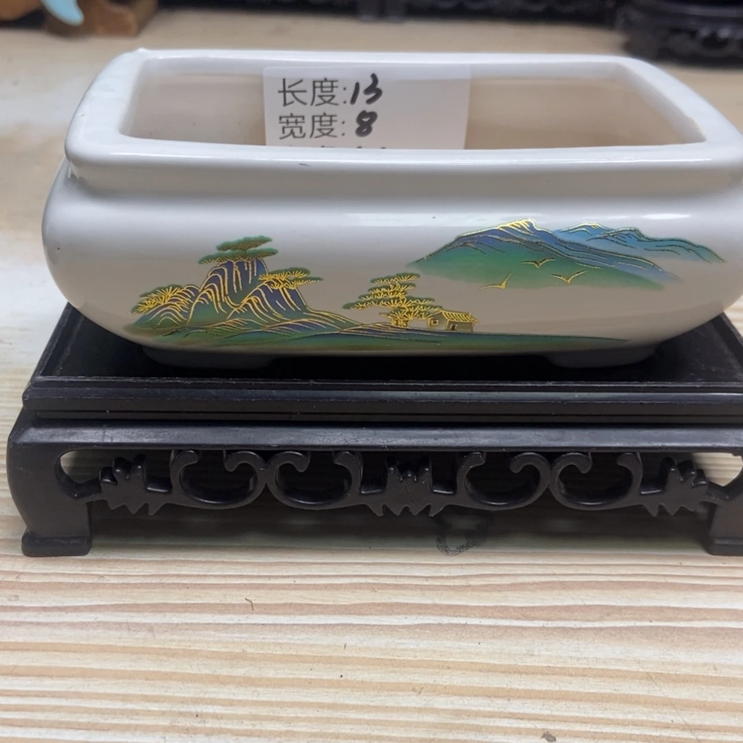 瓷片陶瓷花盆陶瓷艺术