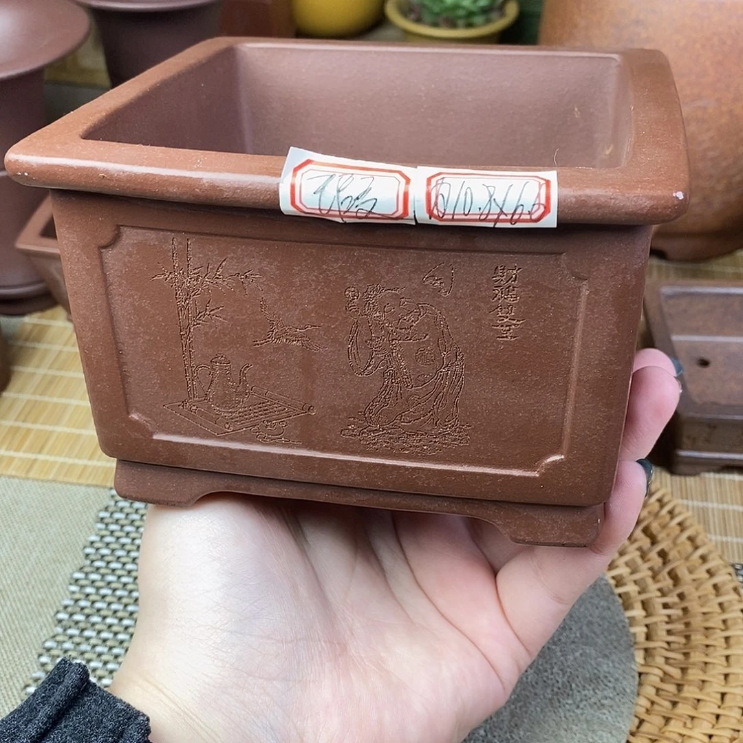 宜兴紫砂精品花盆