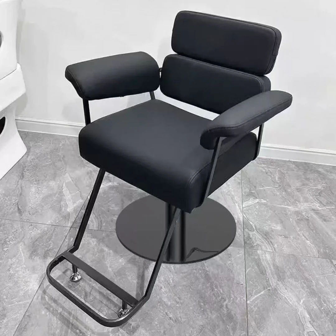 高端网红美发店椅子升降理发椅子发廊专用剪发椅美发凳子烫染座椅
