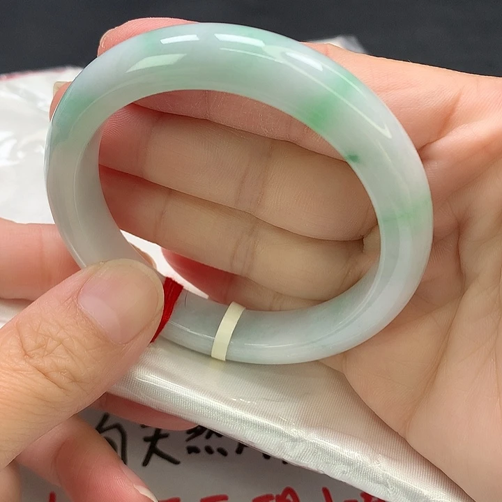 翡翠未镶嵌手镯手镯55