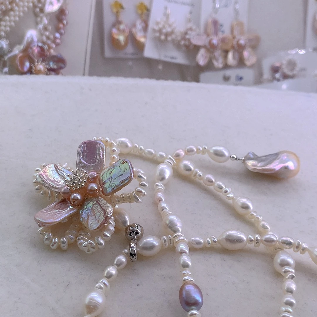 心***3未镶嵌淡水珍珠项链