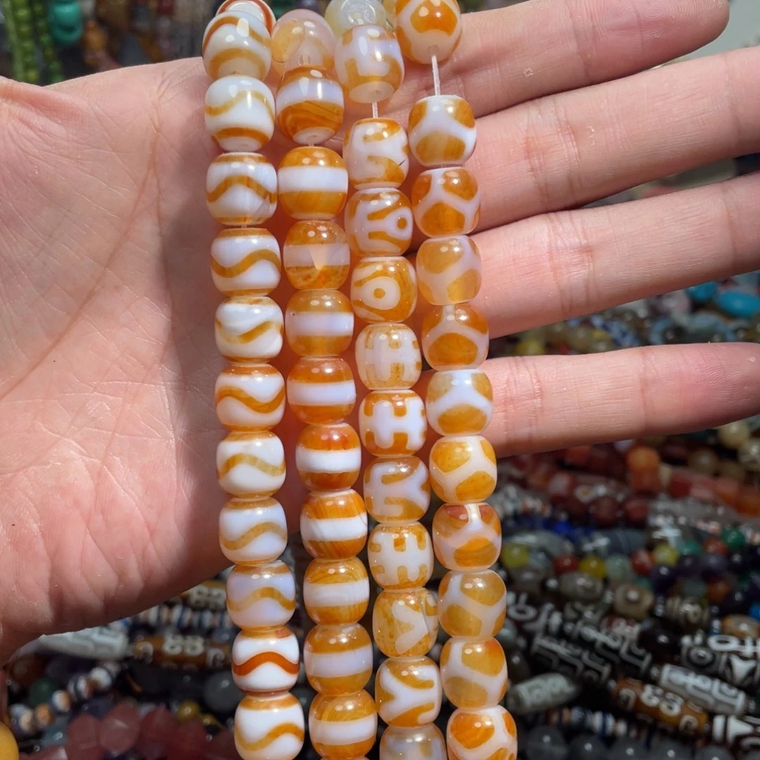 未镶嵌，玛瑙天珠12mm，下单备注数字，石英质玉