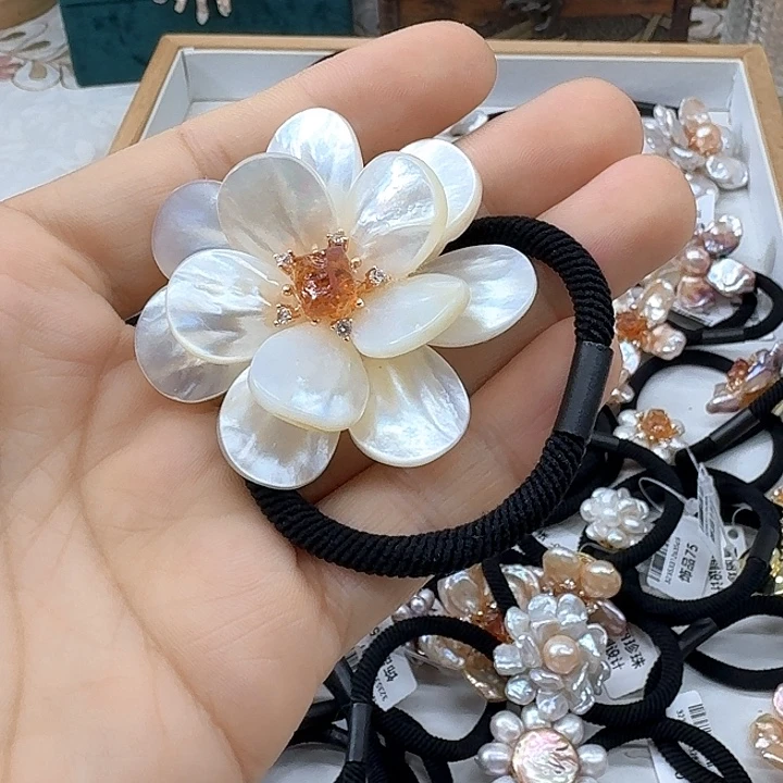 未镶嵌发饰淡水珍珠